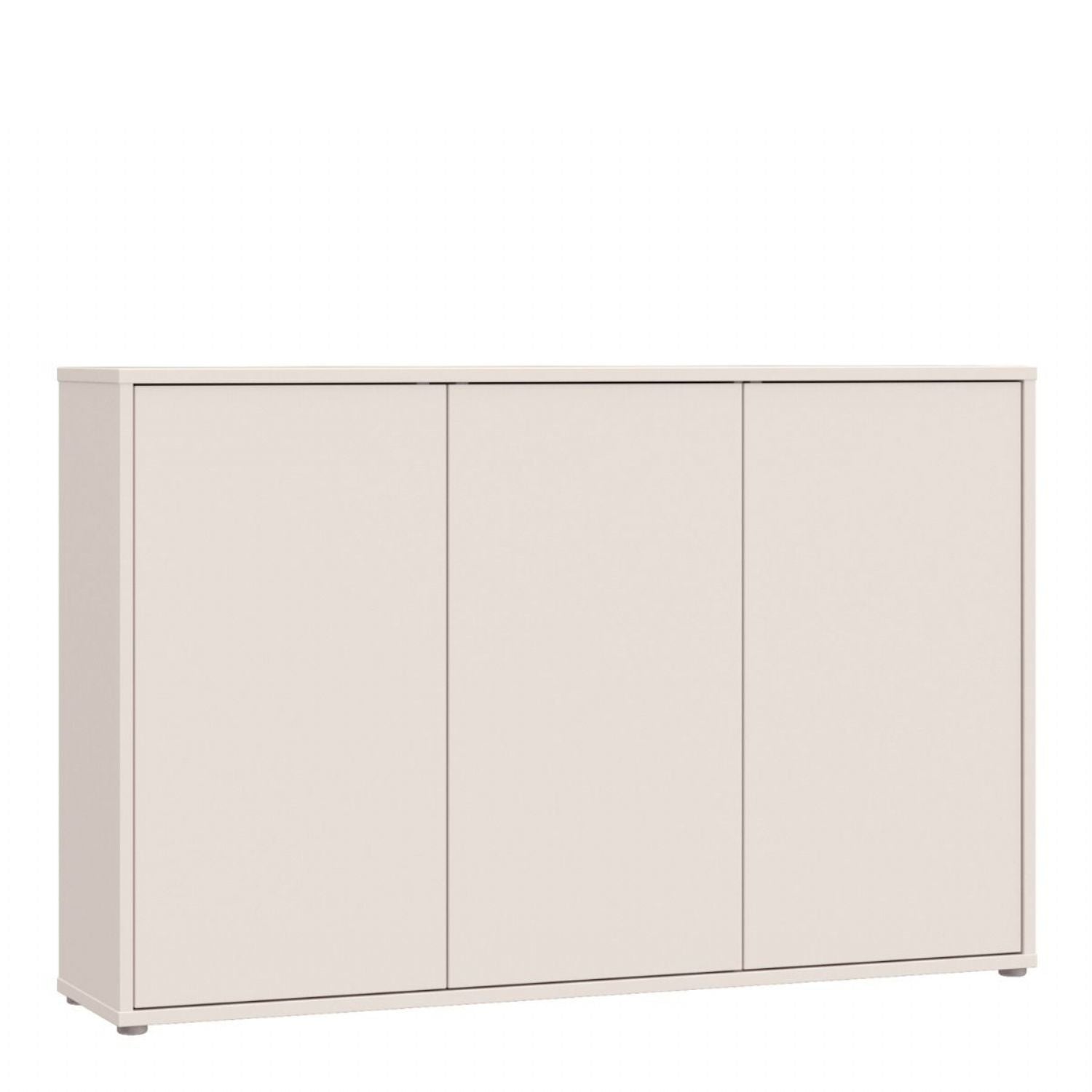 Alice Springs 3 Door Sideboard with PushtoOpen Doors in Sand