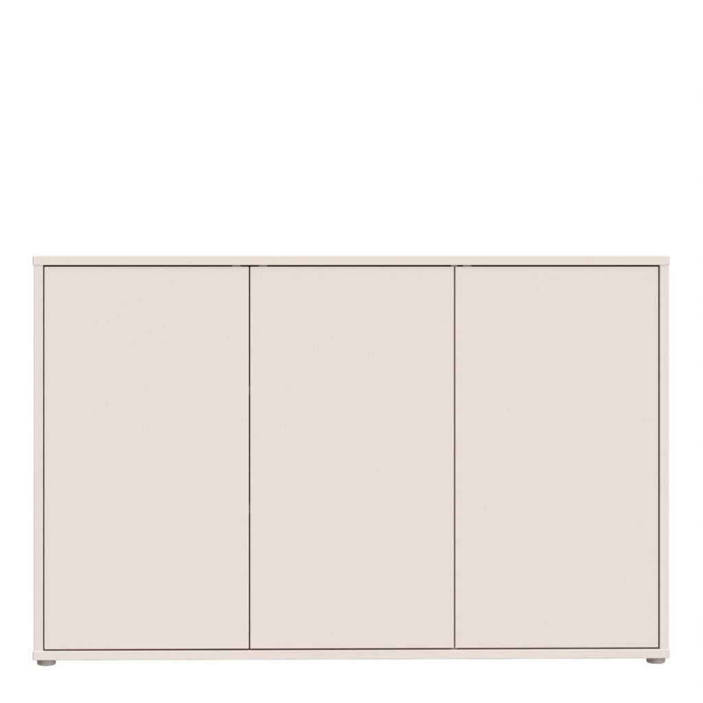 Alice Springs 3 Door Sideboard with PushtoOpen Doors in Sand