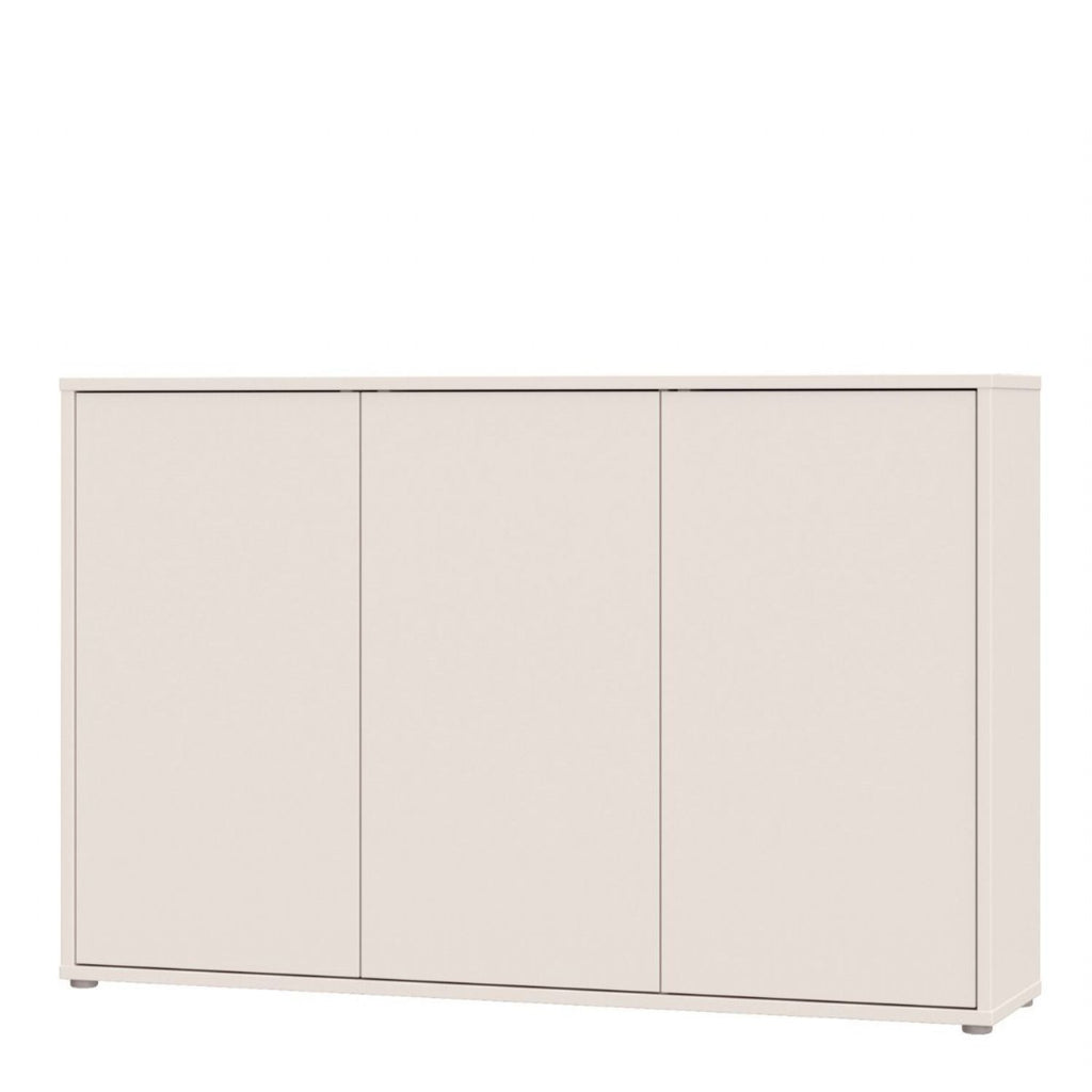 Alice Springs 3 Door Sideboard with PushtoOpen Doors in Sand