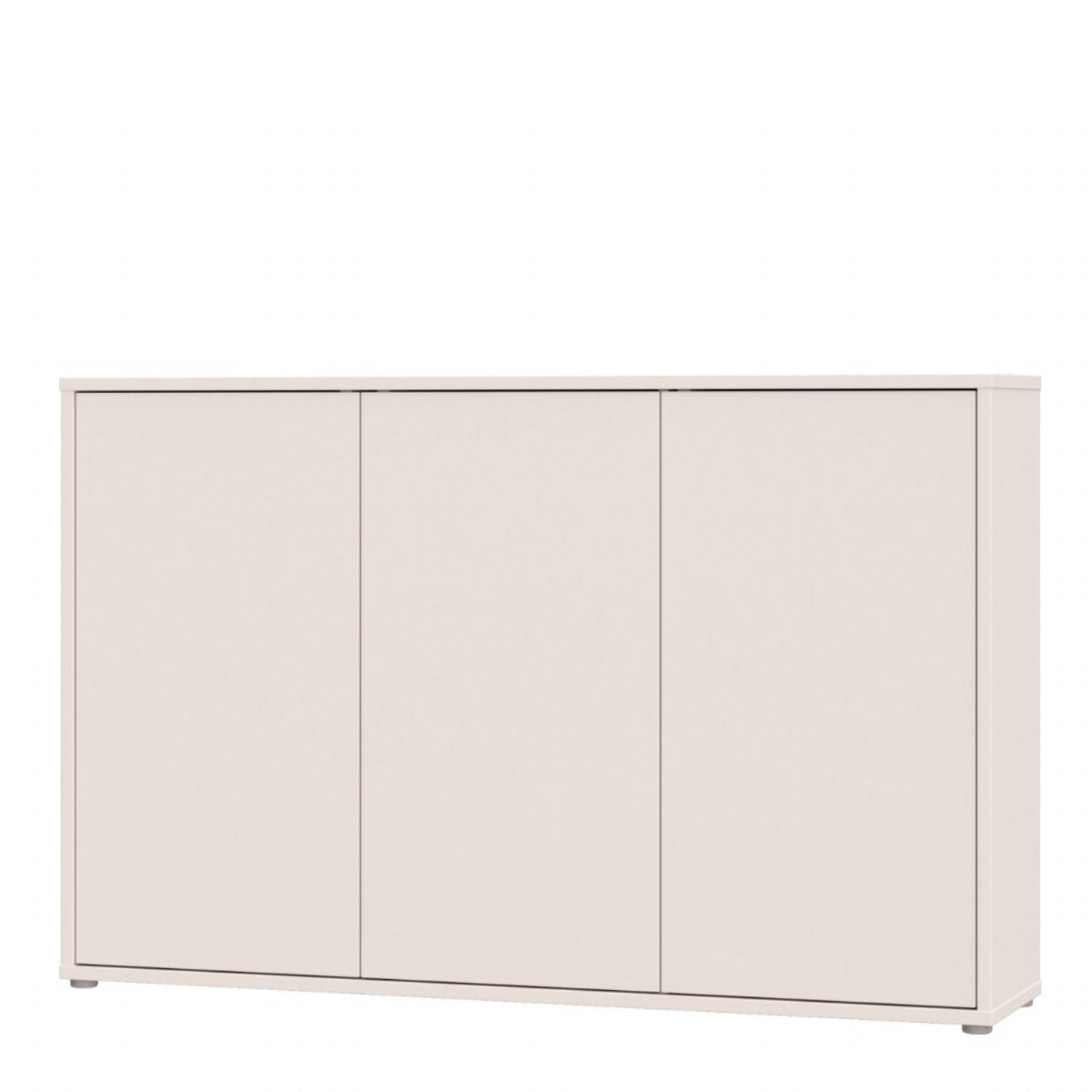 Alice Springs 3 Door Sideboard with PushtoOpen Doors in Sand