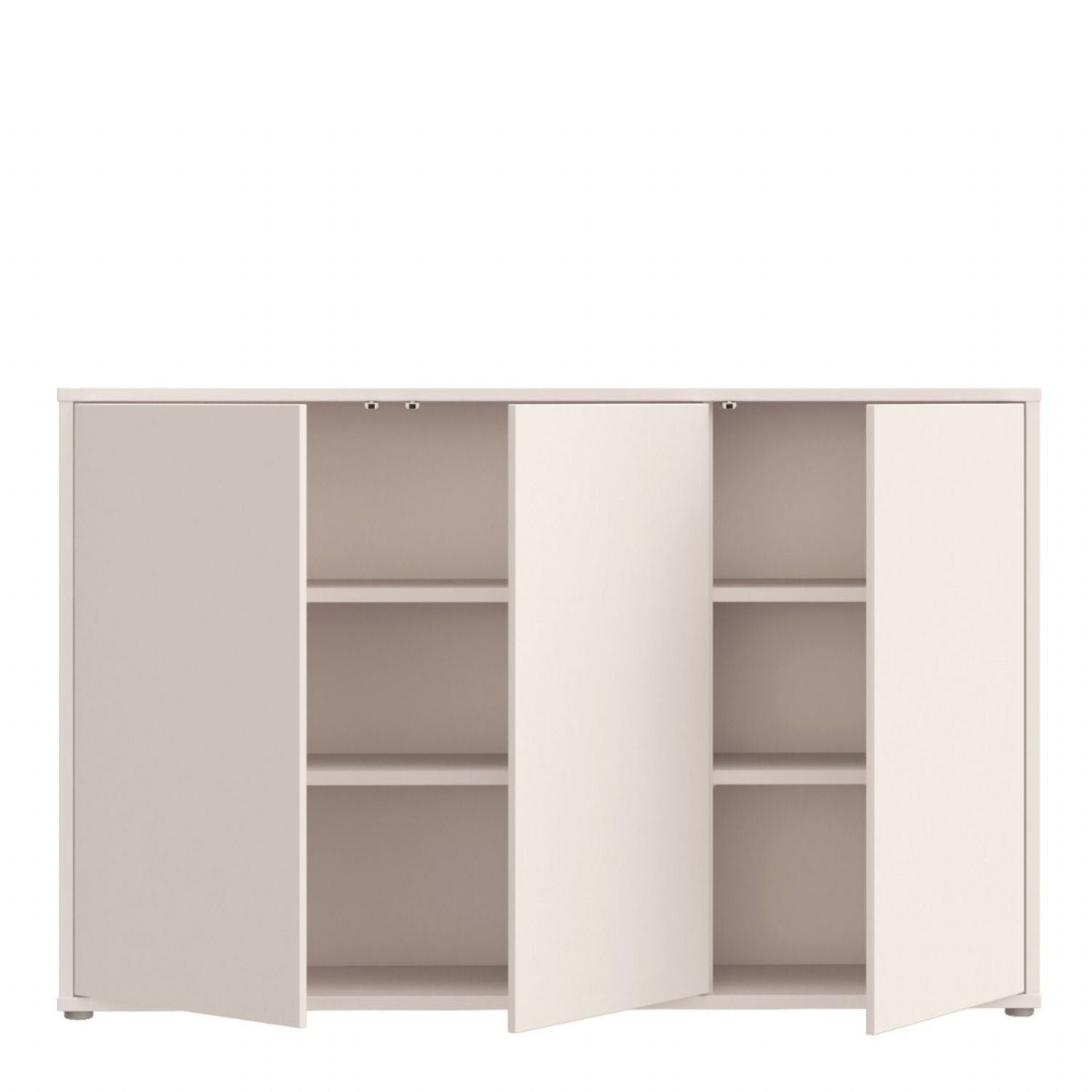 Alice Springs 3 Door Sideboard with PushtoOpen Doors in Sand