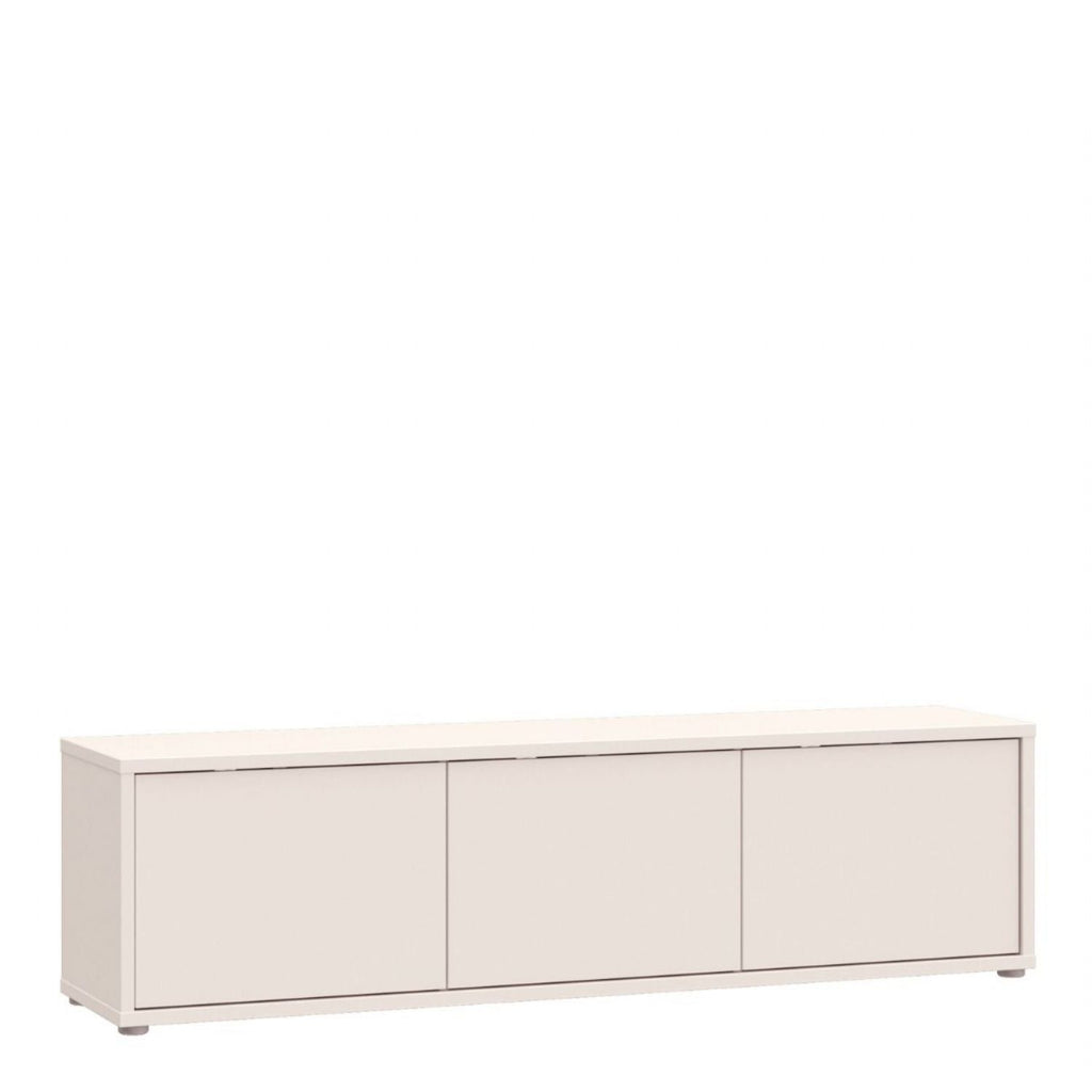 Alice Springs Wide TV Cabinet with 3 Doors PushtoOpen in Sand