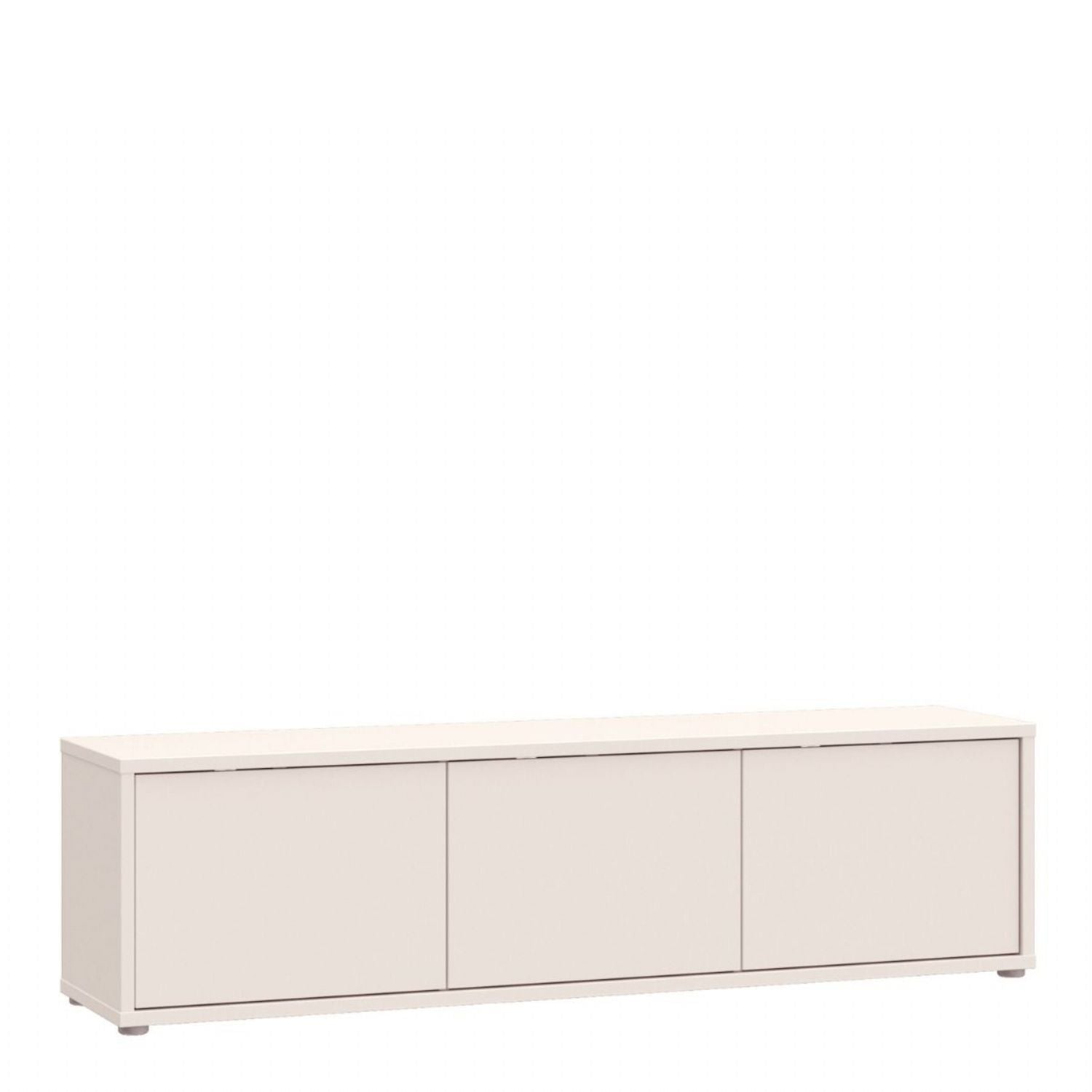Alice Springs Wide TV Cabinet with 3 Doors PushtoOpen in Sand