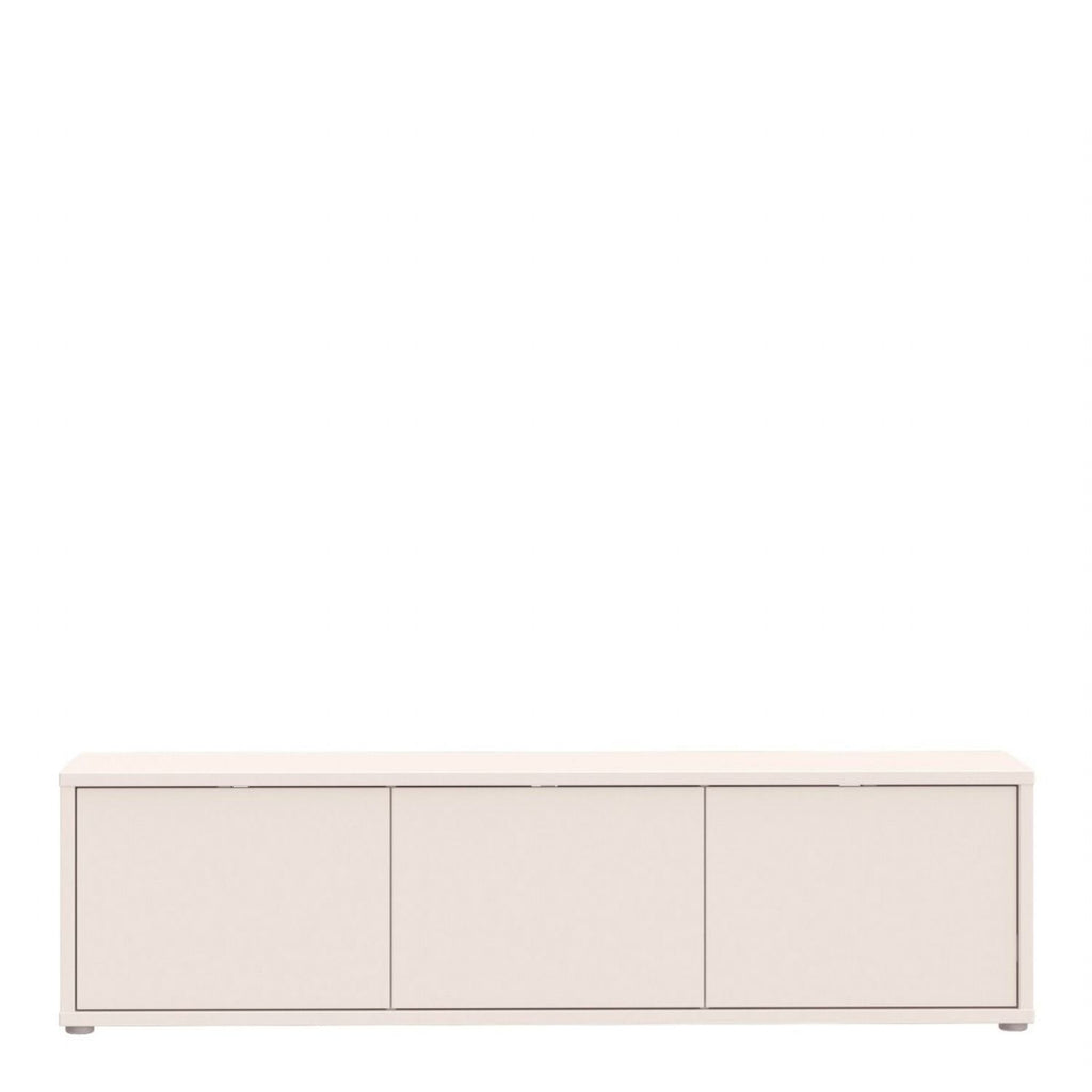 Alice Springs Wide TV Cabinet with 3 Doors PushtoOpen in Sand