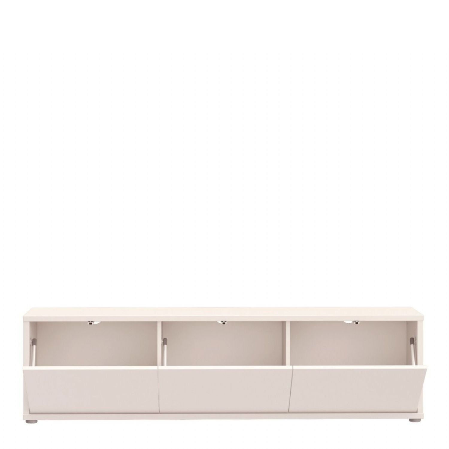 Alice Springs Wide TV Cabinet with 3 Doors PushtoOpen in Sand