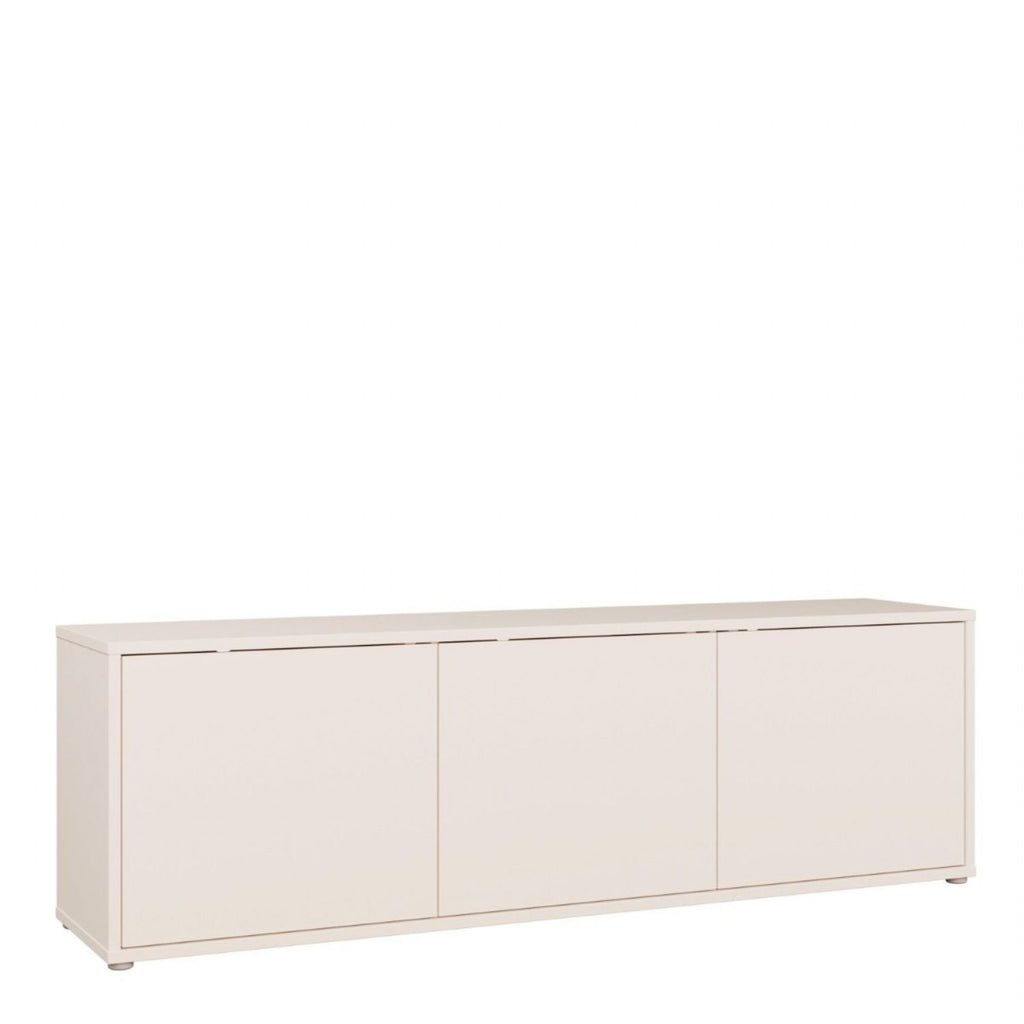 Alice Springs Large TV Cabinet with 3 Doors PushtoOpen in Sand