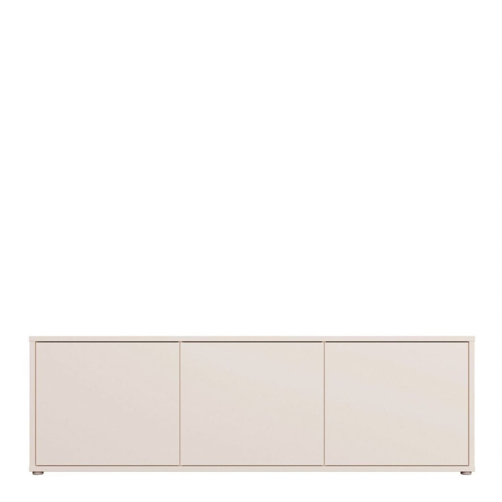 Alice Springs Large TV Cabinet with 3 Doors PushtoOpen in Sand