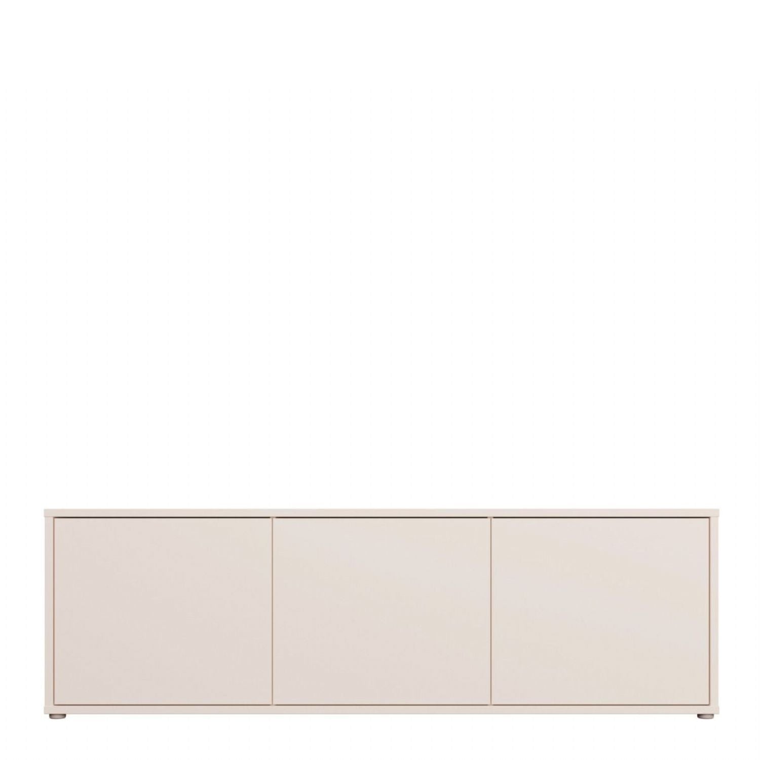 Alice Springs Large TV Cabinet with 3 Doors PushtoOpen in Sand