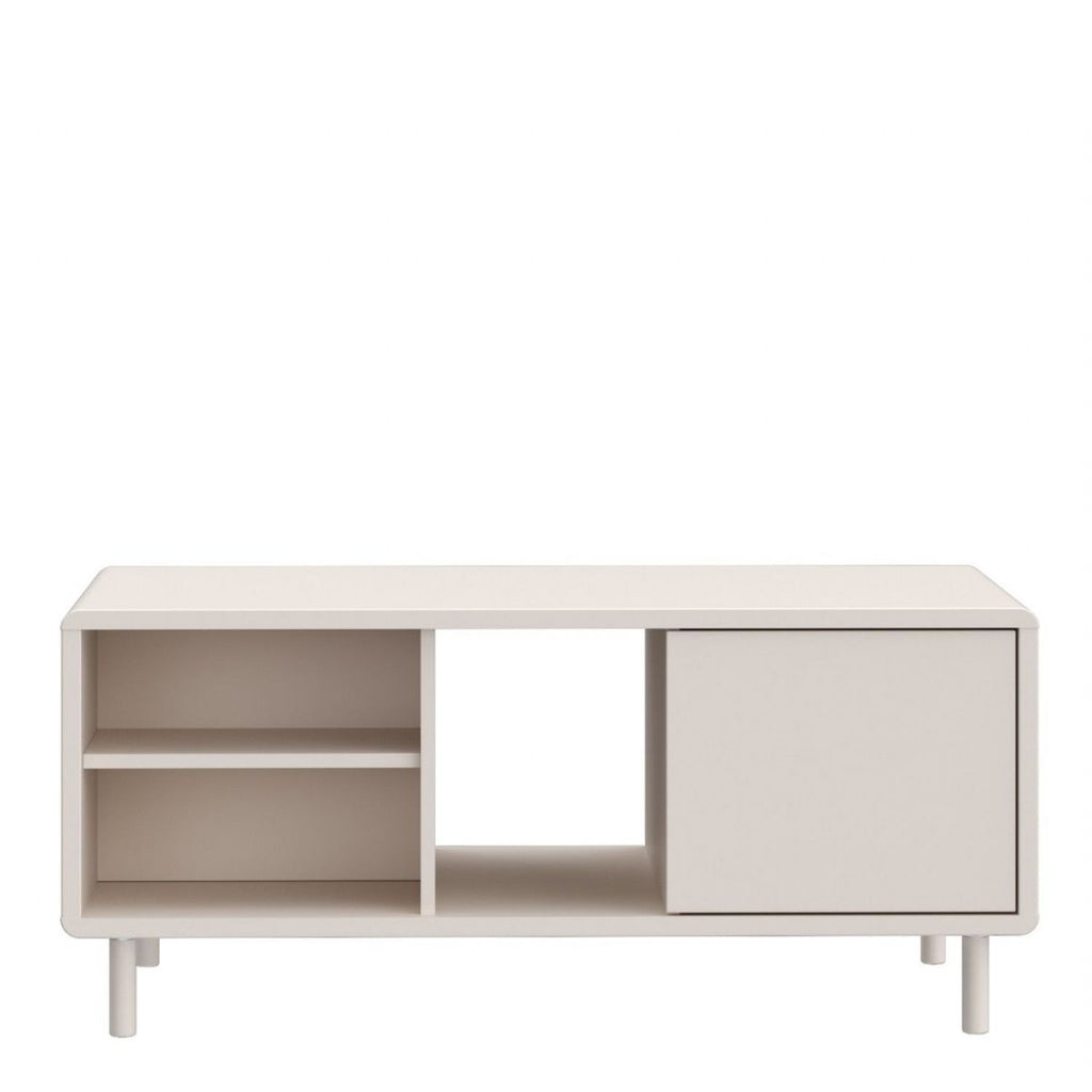 Playly Coffee Table with Open Shelf and Door