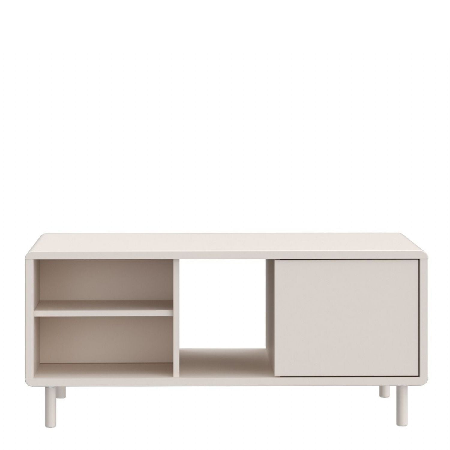 Playly Coffee Table with Open Shelf and Door