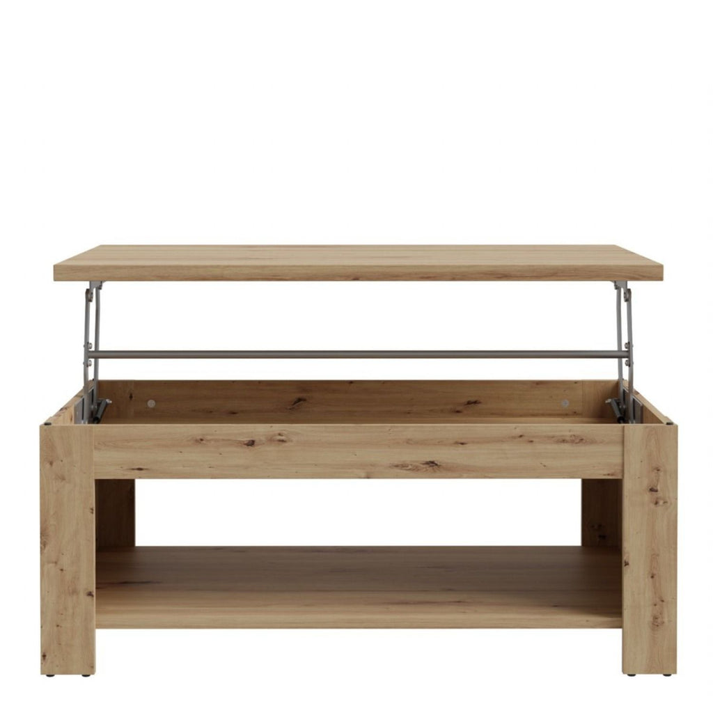 Corona Rising Coffee Table in Artisan Oak