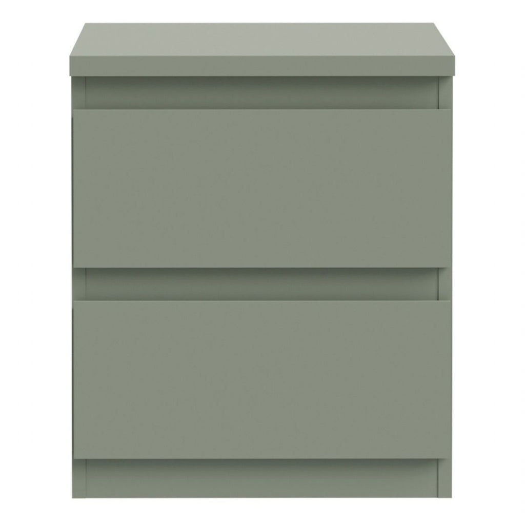 Edmore 2 Drawer Bedside Table in Sage Green