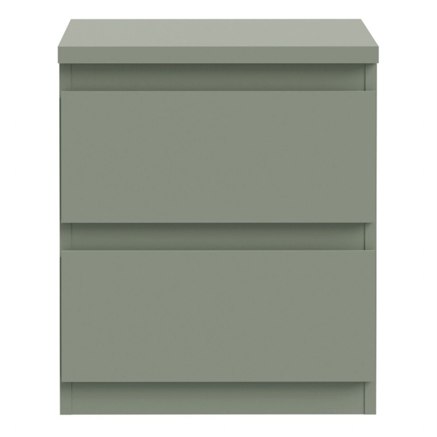 Edmore 2 Drawer Bedside Table in Sage Green