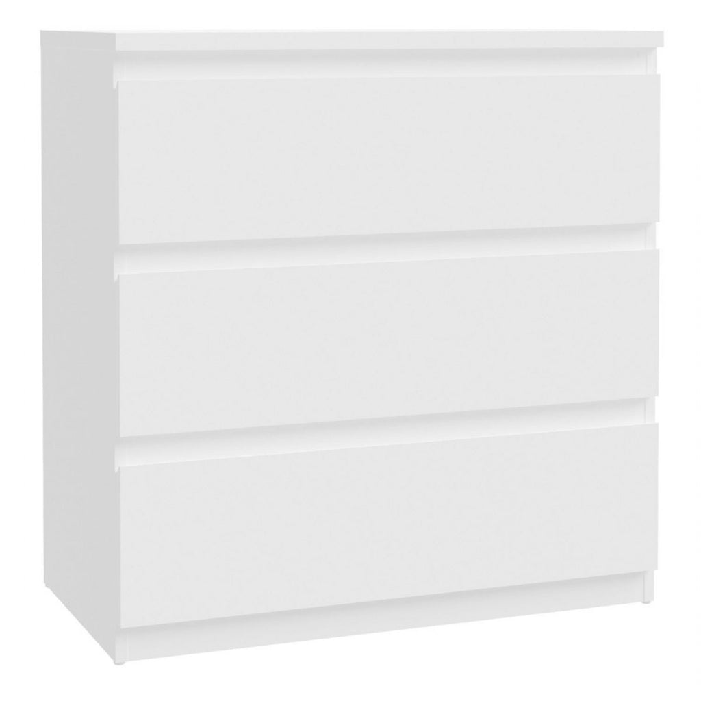 Edmore 3 Drawer Chest in White