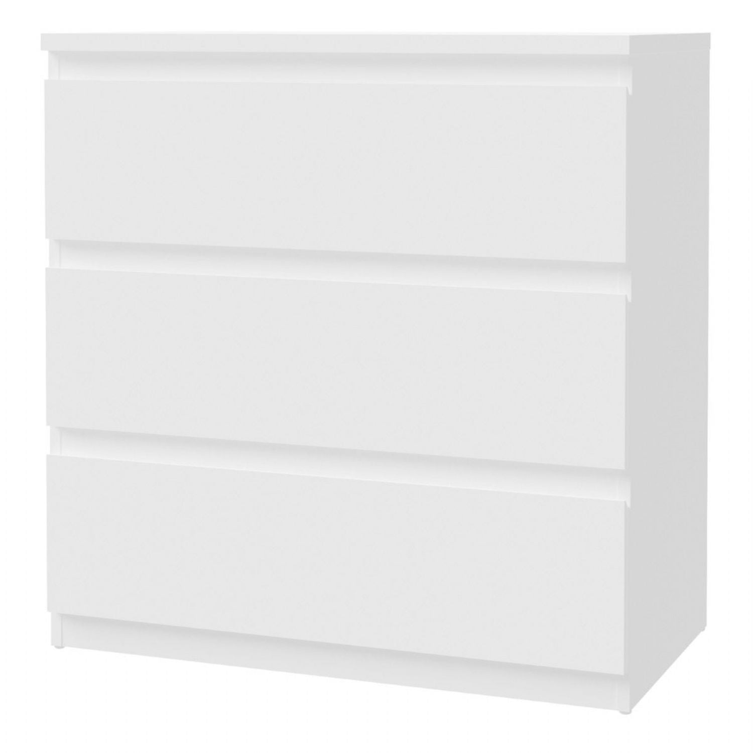 Edmore 3 Drawer Chest in White