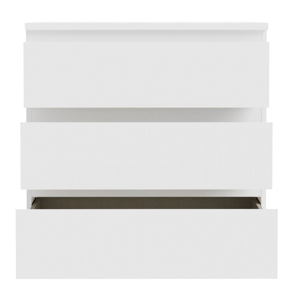 Edmore 3 Drawer Chest in White