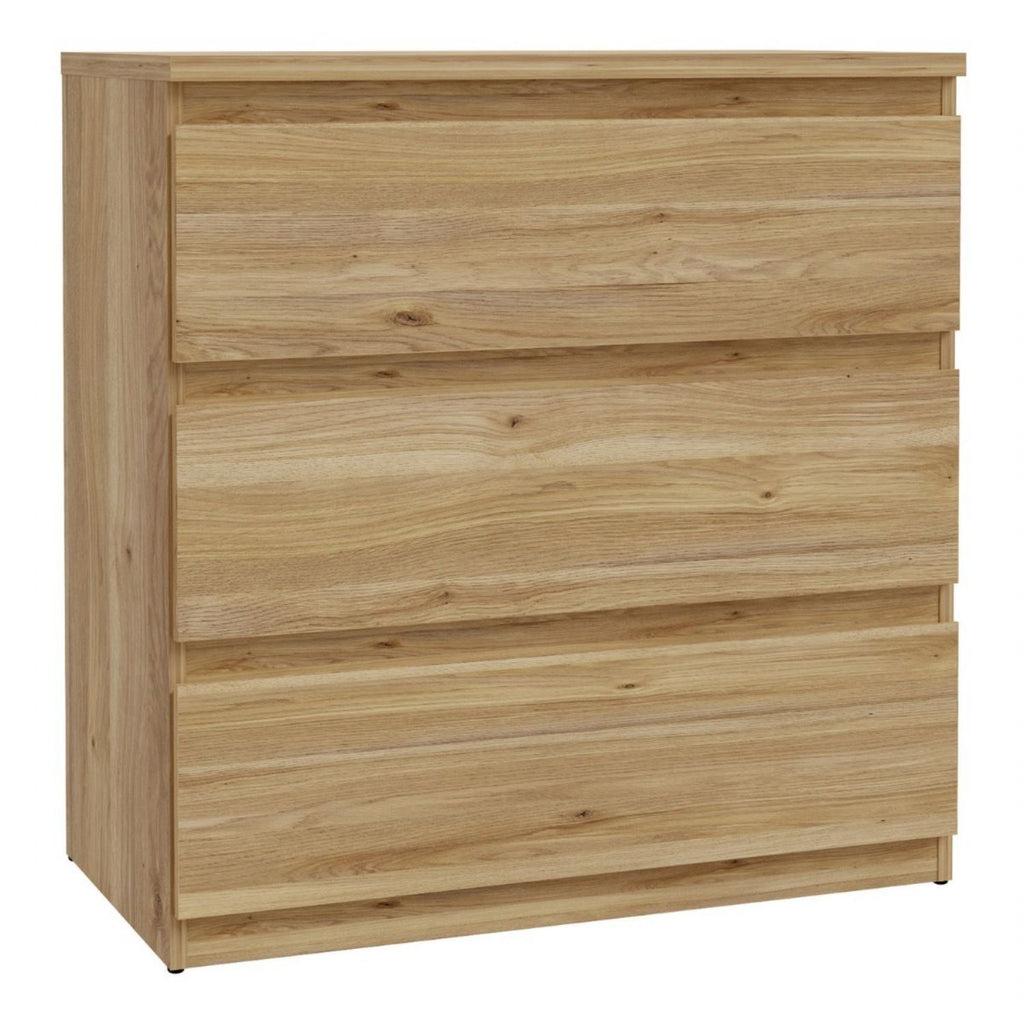 Edmore 3 Drawer Chest in Mauvella Oak