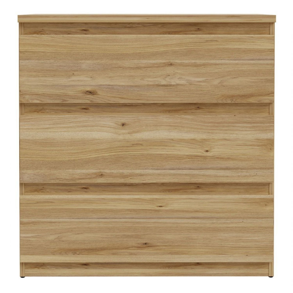 Edmore 3 Drawer Chest in Mauvella Oak