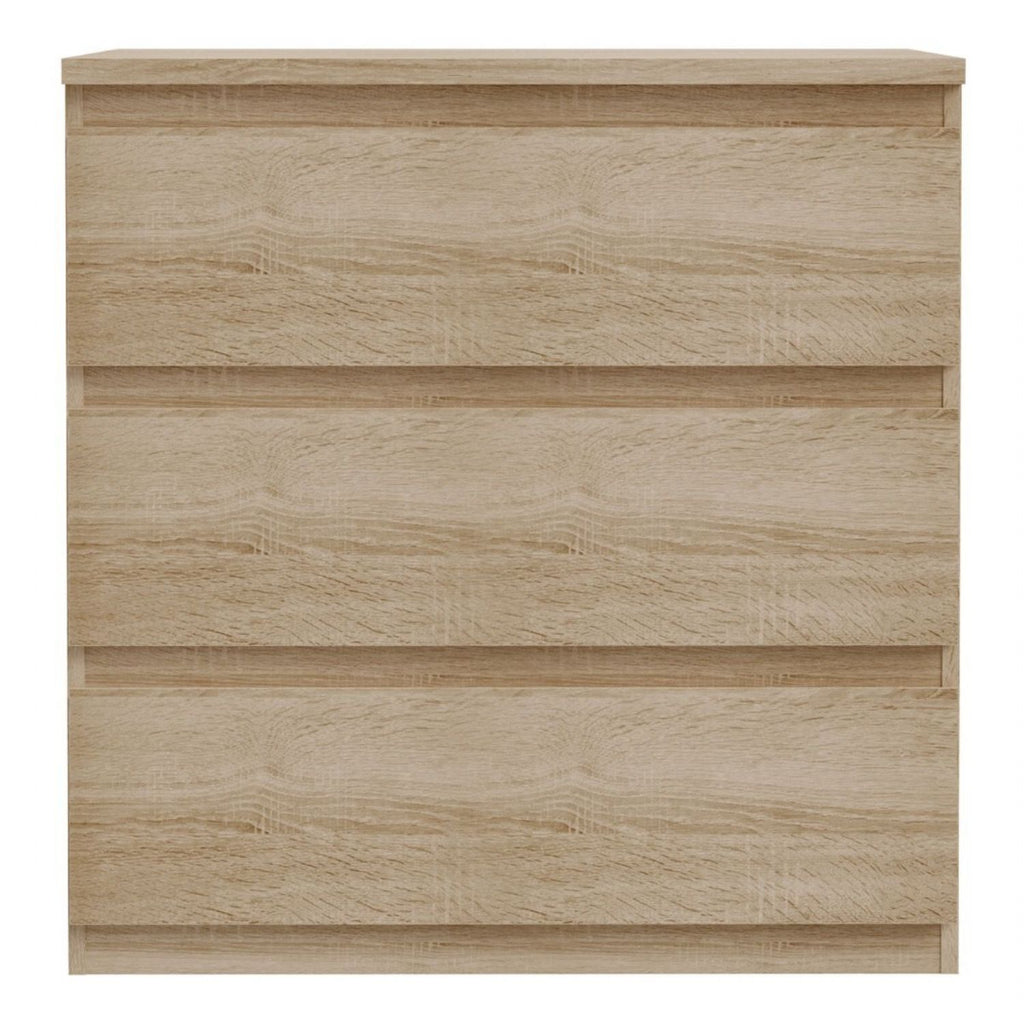Edmore 3 Drawer Chest in Sonoma Oak