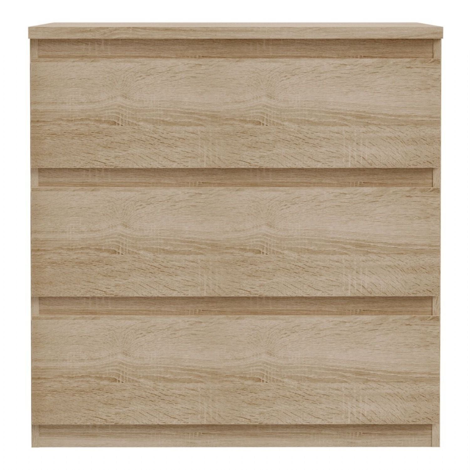 Edmore 3 Drawer Chest in Sonoma Oak