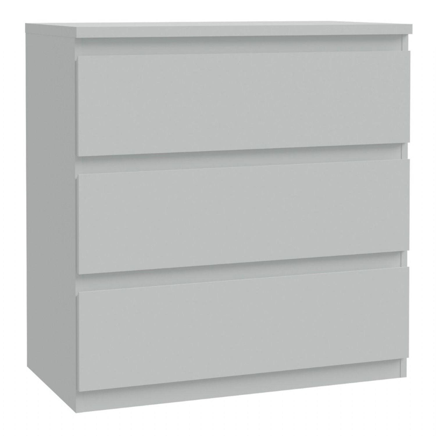 Edmore 3 Drawer Chest in Light Grey