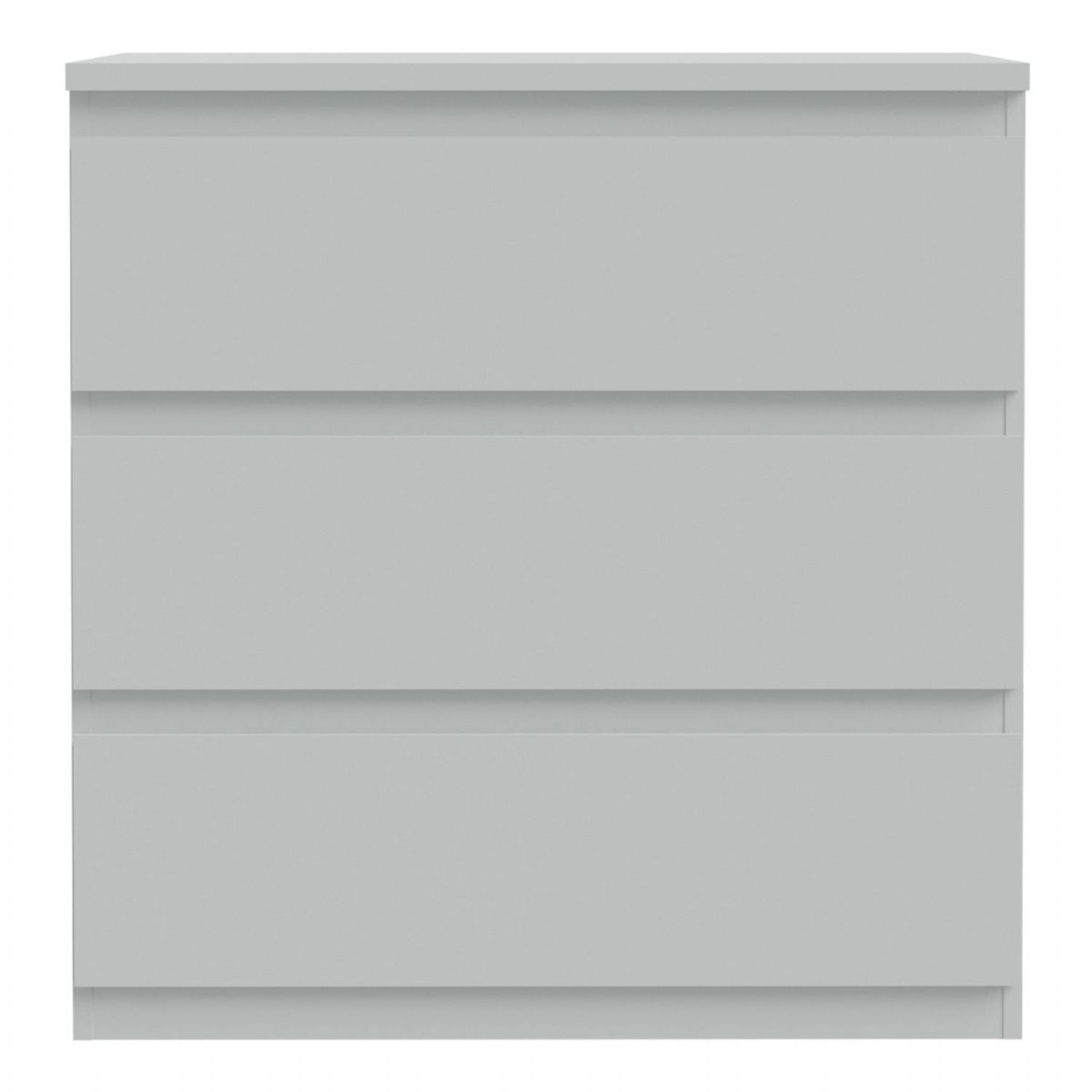 Edmore 3 Drawer Chest in Light Grey