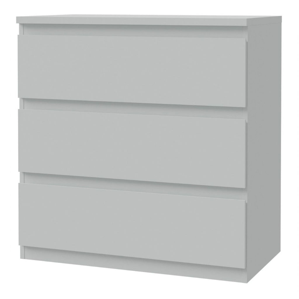 Edmore 3 Drawer Chest in Light Grey