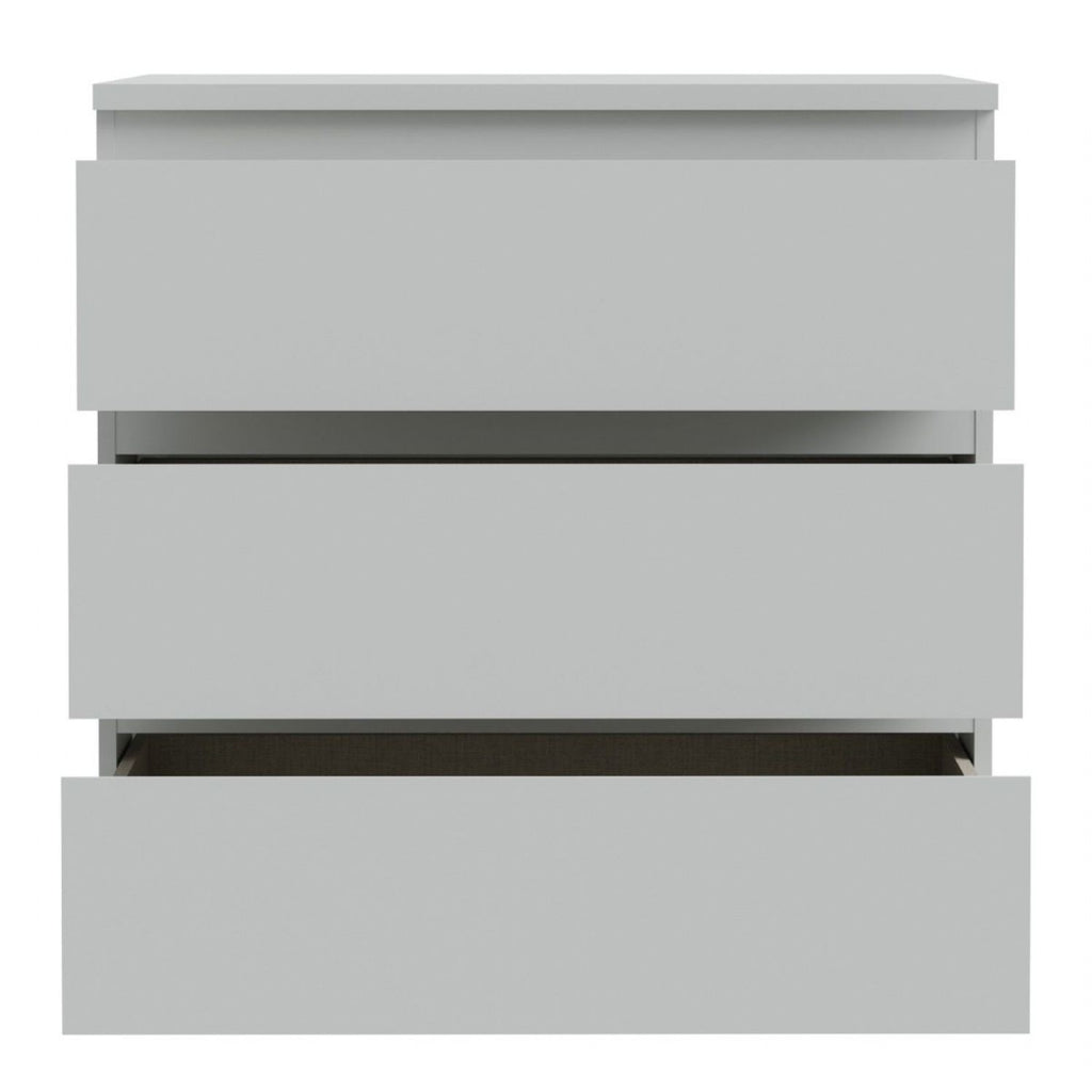 Edmore 3 Drawer Chest in Light Grey