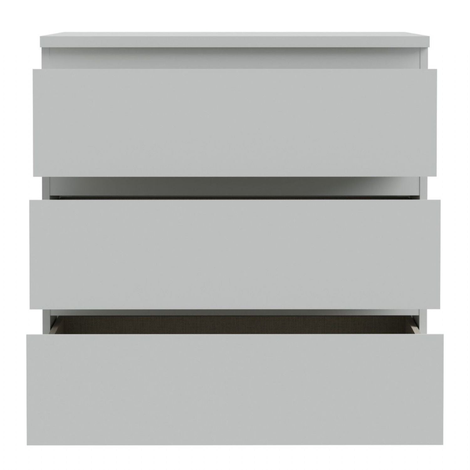 Edmore 3 Drawer Chest in Light Grey