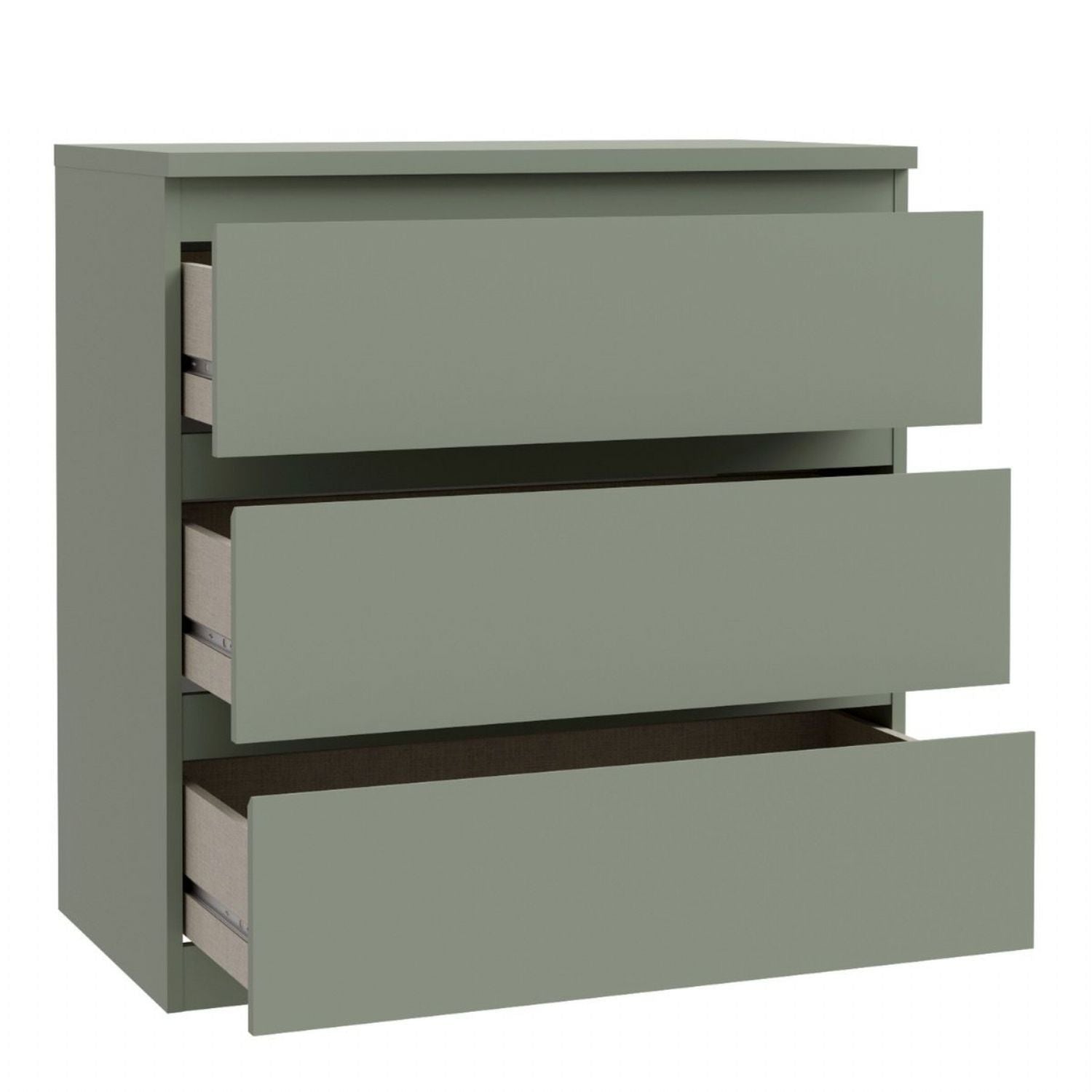 Edmore 3 Drawer Chest in Sage Green