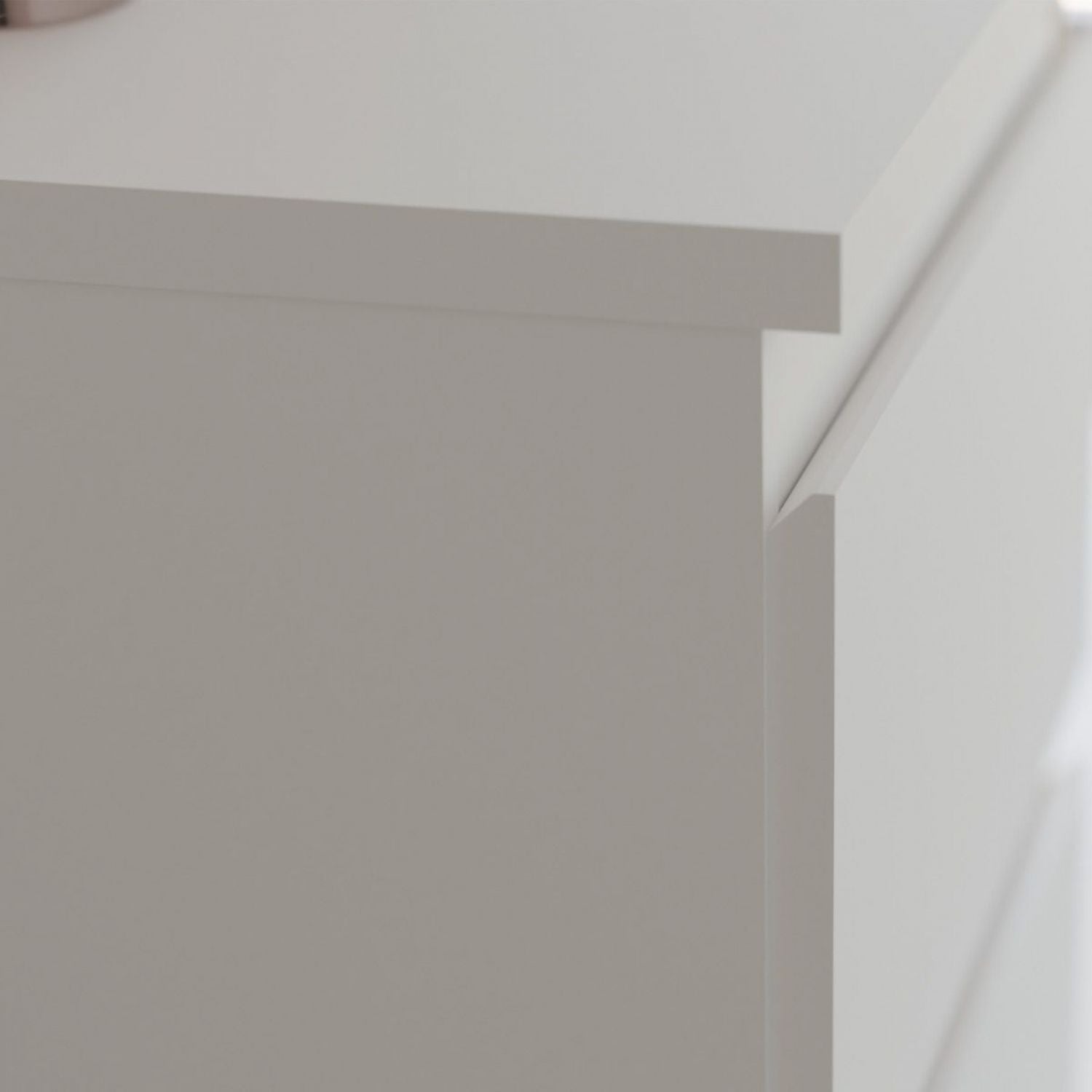 Edmore 6 Drawer Wide Chest in White