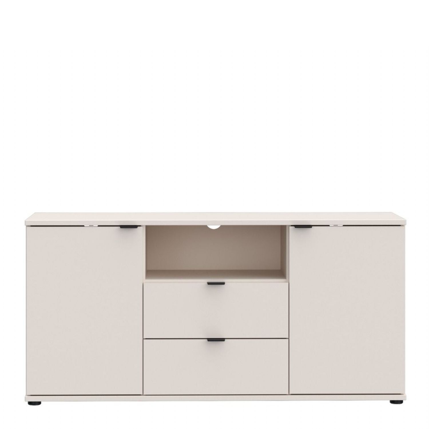 Ganymede TV Unit with Open Shelf, 2 Drawers & 2 Doors in Sand