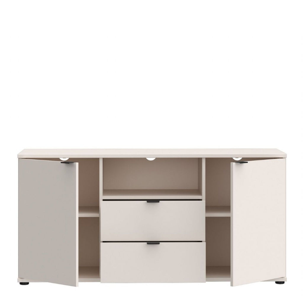 Ganymede TV Unit with Open Shelf, 2 Drawers & 2 Doors in Sand