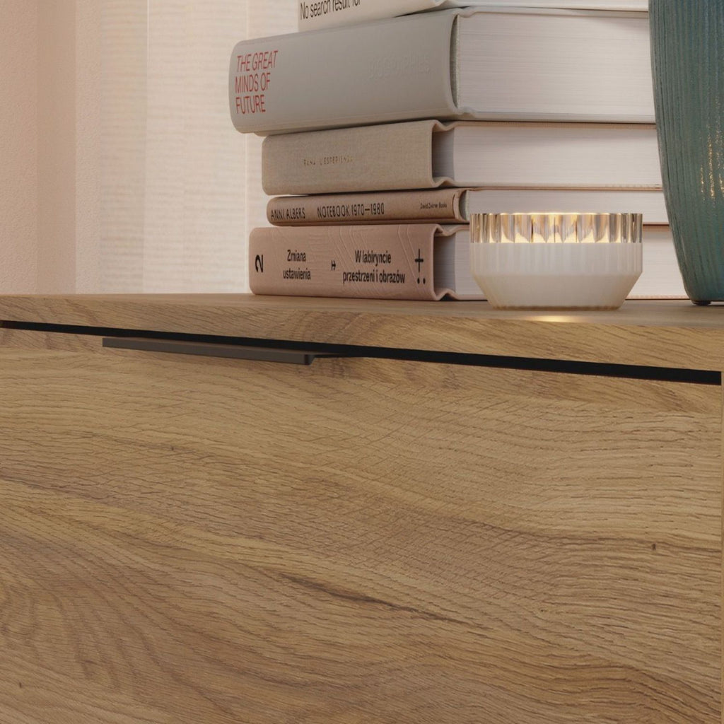 Orkney 3 Drawer Sideboard with 2 Doors in Mauvella Oak