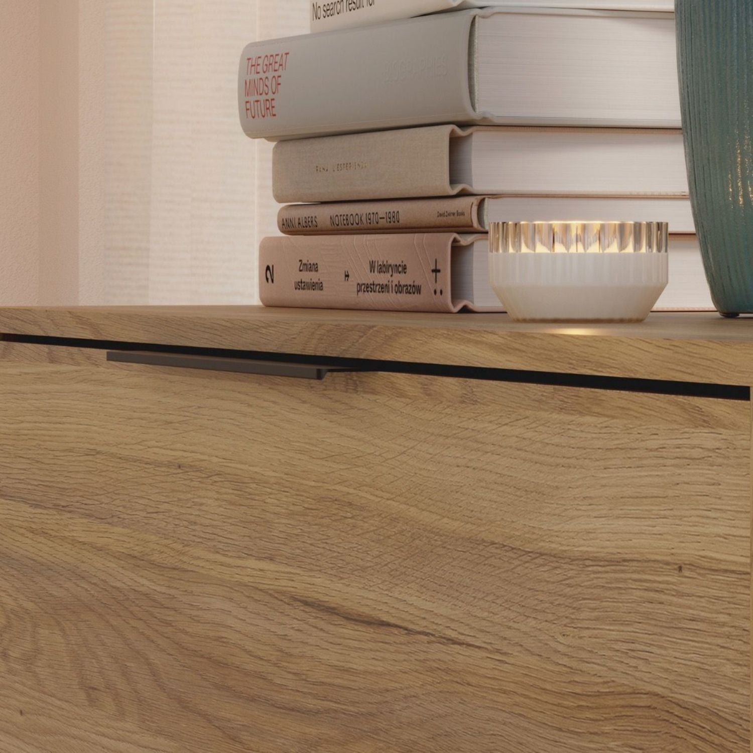 Orkney 3 Drawer Sideboard with 2 Doors in Mauvella Oak