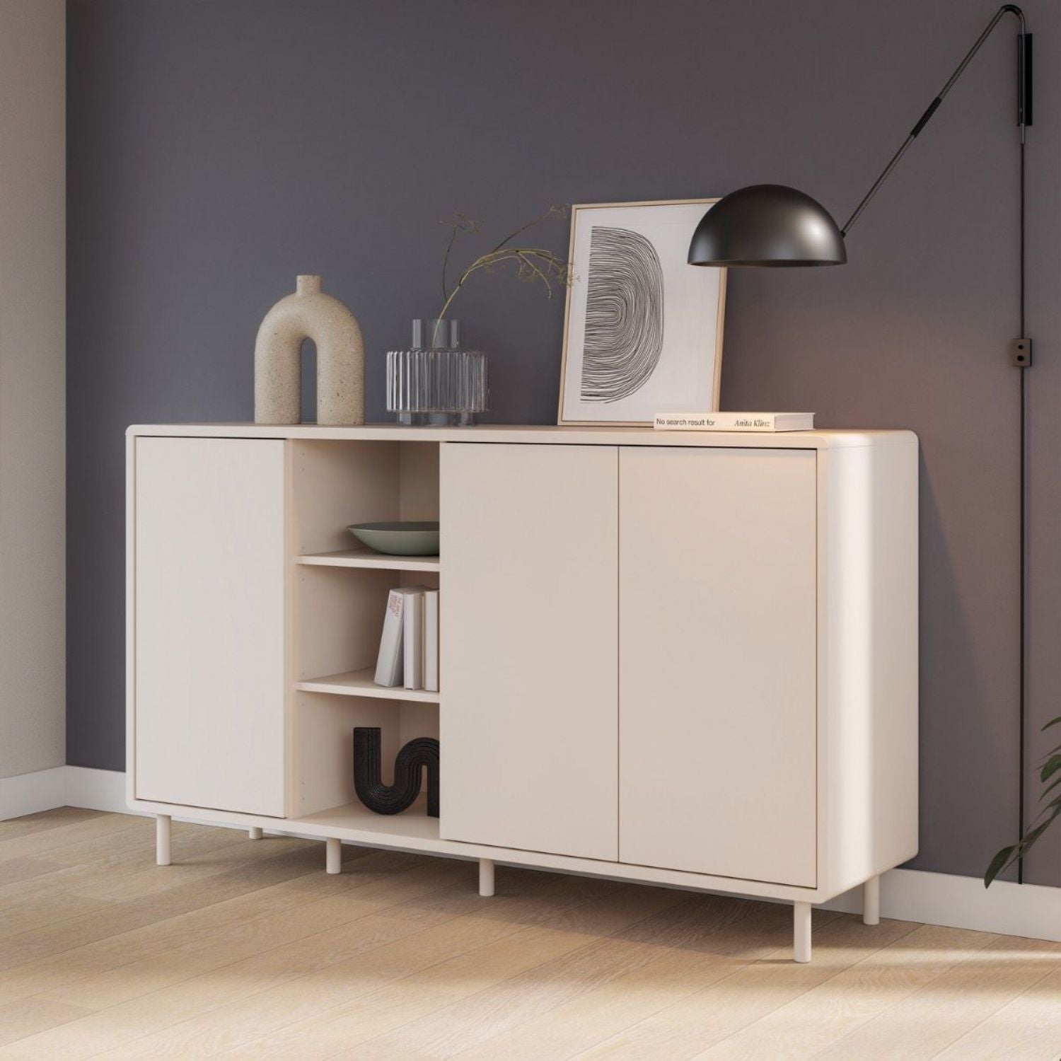 Playly 3 Door Sideboard in Sand