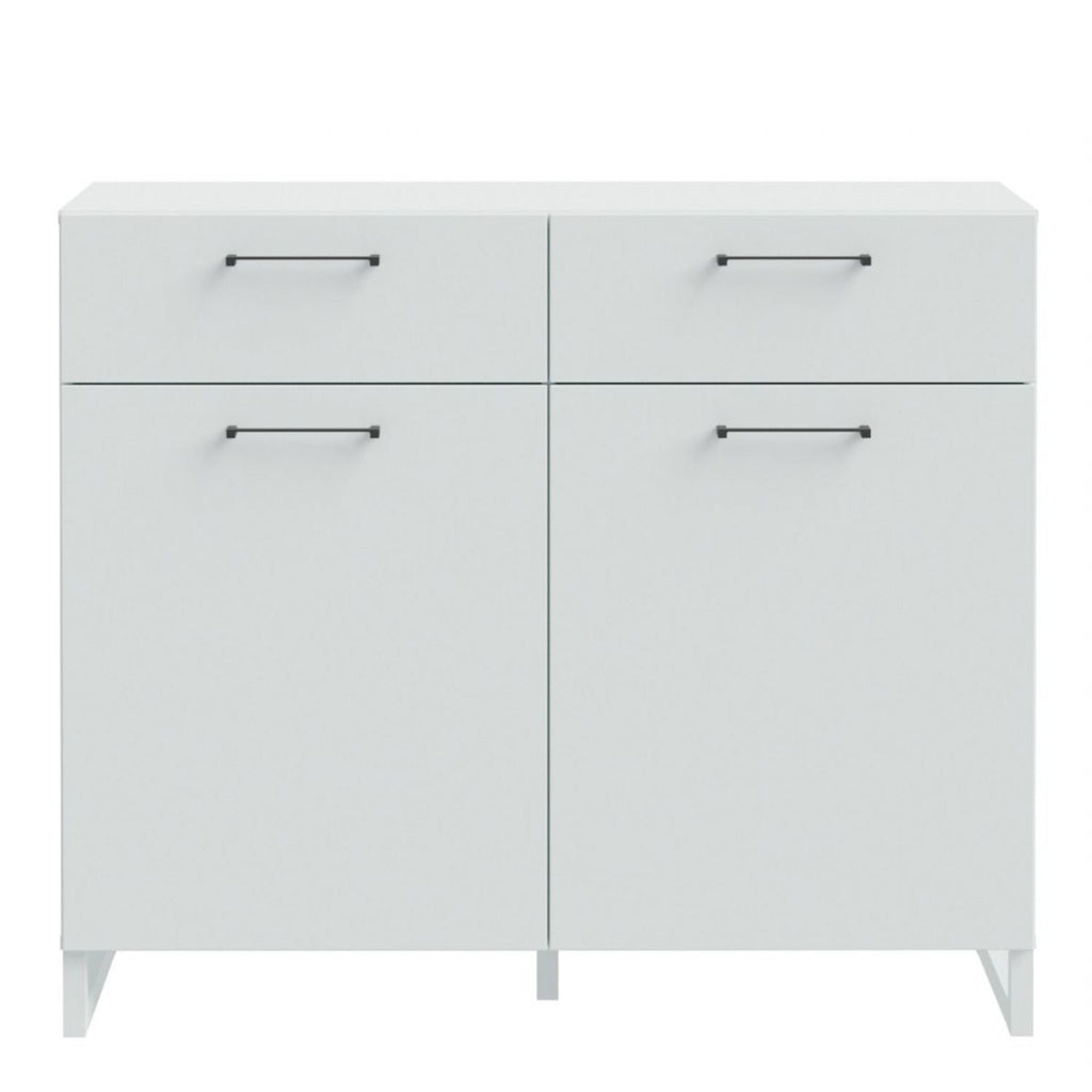 Sali 2 Door 2 Drawer Chest in Light Grey