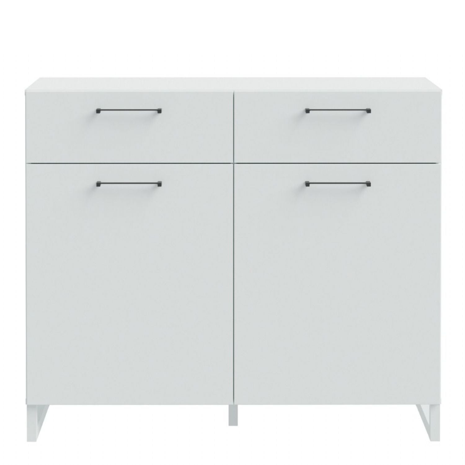 Sali 2 Door 2 Drawer Chest in Light Grey