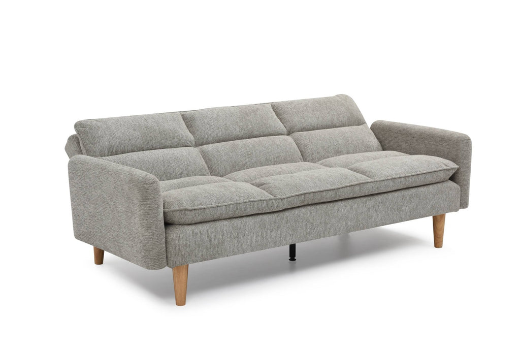 Cosy Rest Chenille Effect Natural 3 Seater Sofa Bed