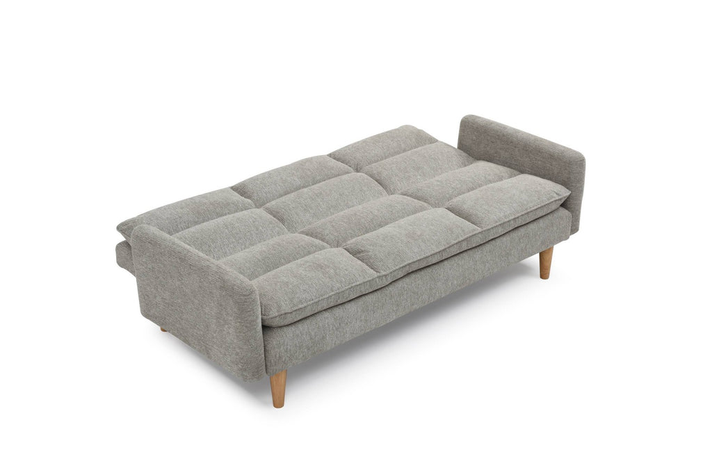 Cosy Rest Chenille Effect Natural 3 Seater Sofa Bed