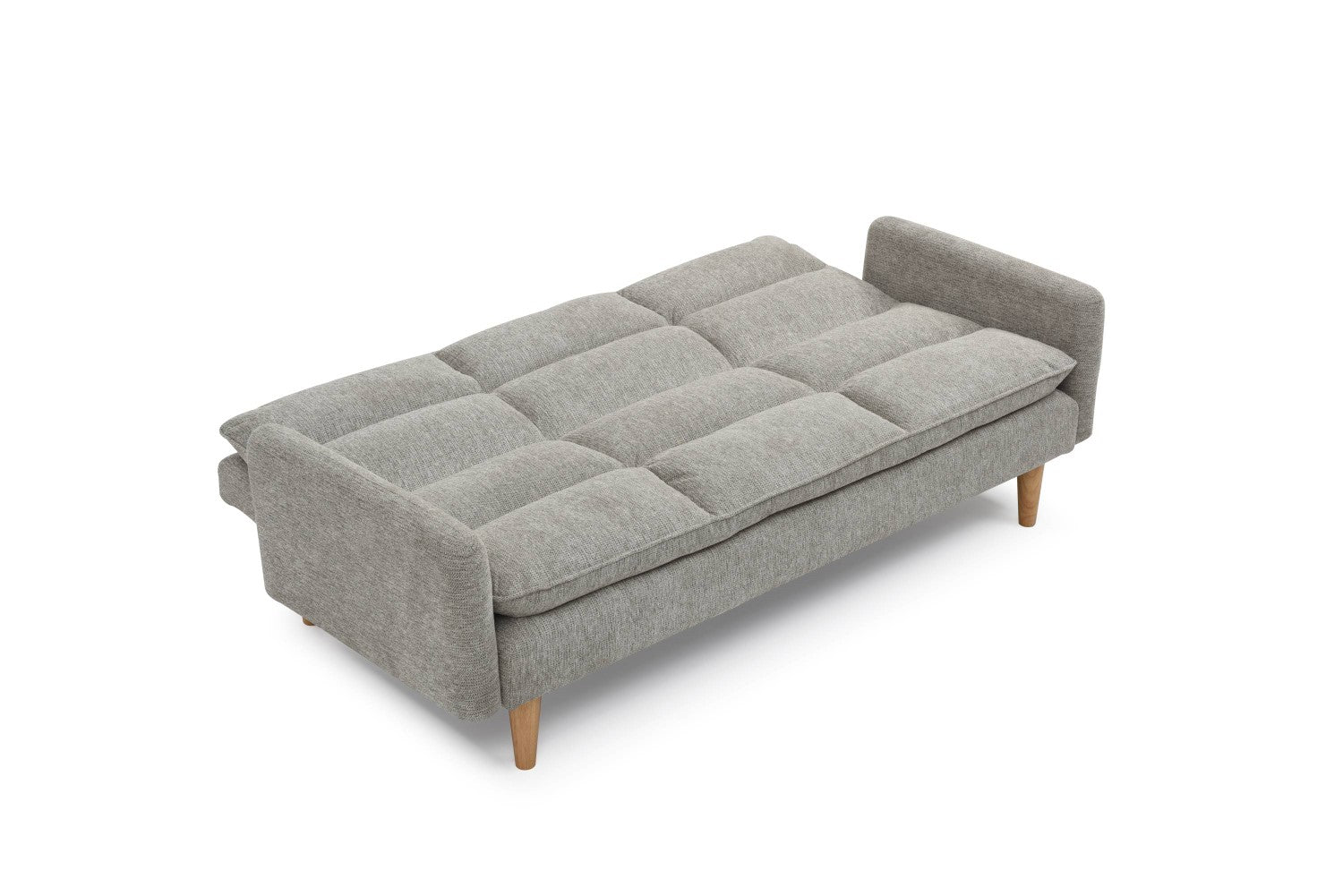 Cosy Rest Chenille Effect Natural 3 Seater Sofa Bed