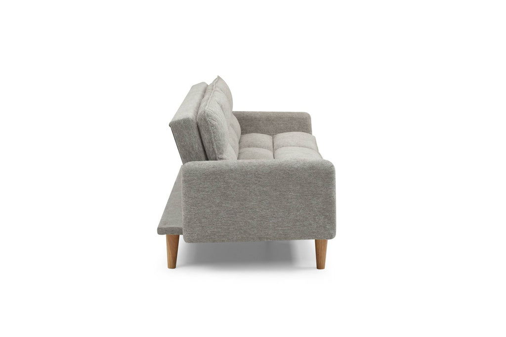 Cosy Rest Chenille Effect Natural 3 Seater Sofa Bed