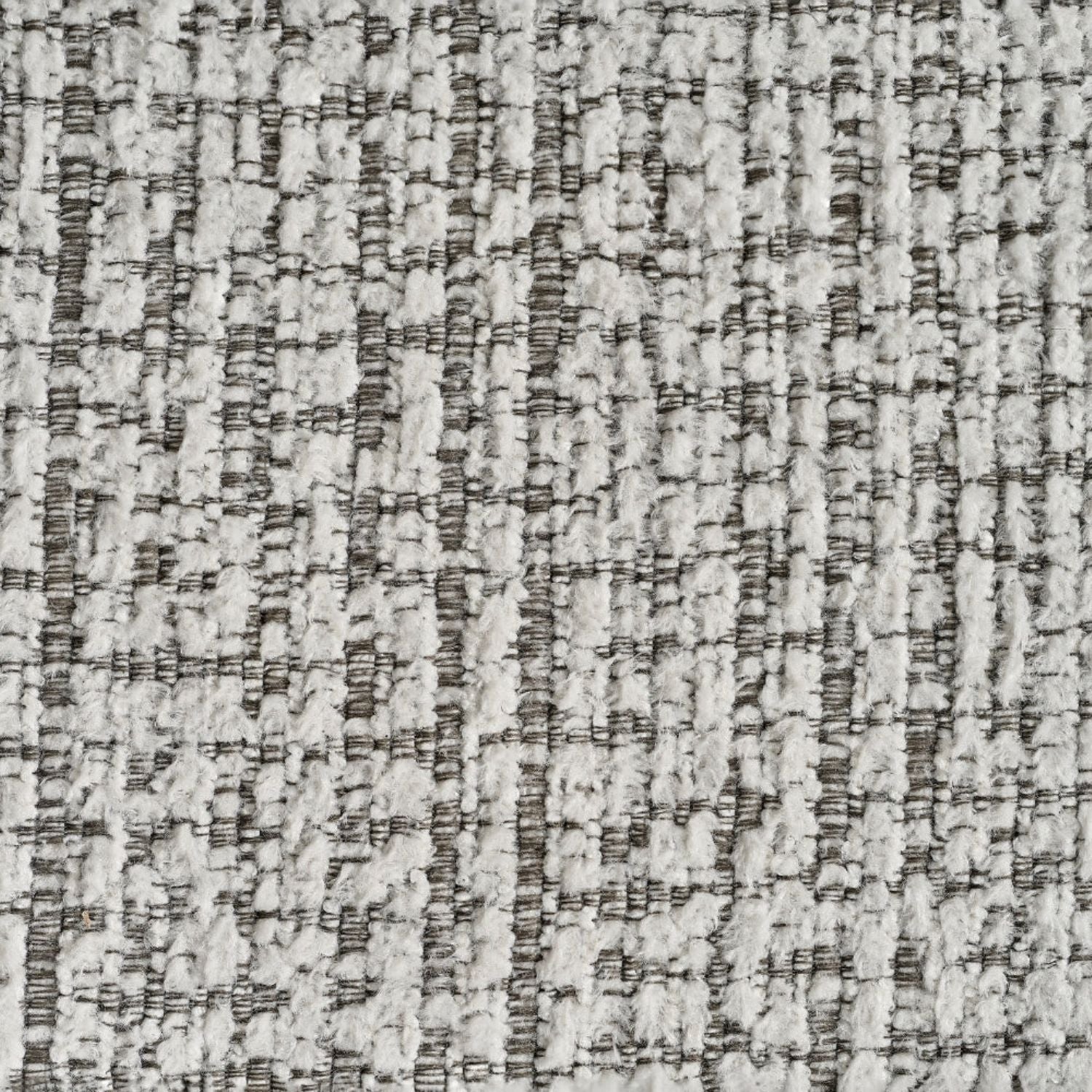 Grey Chenille Fabric 2 Seater Sofa with Chunky Arm Cushions