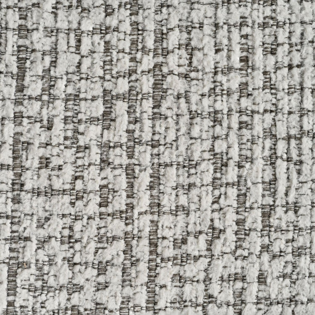 Grey Textured Fabric 3 Seater Sofa Laid Back Design