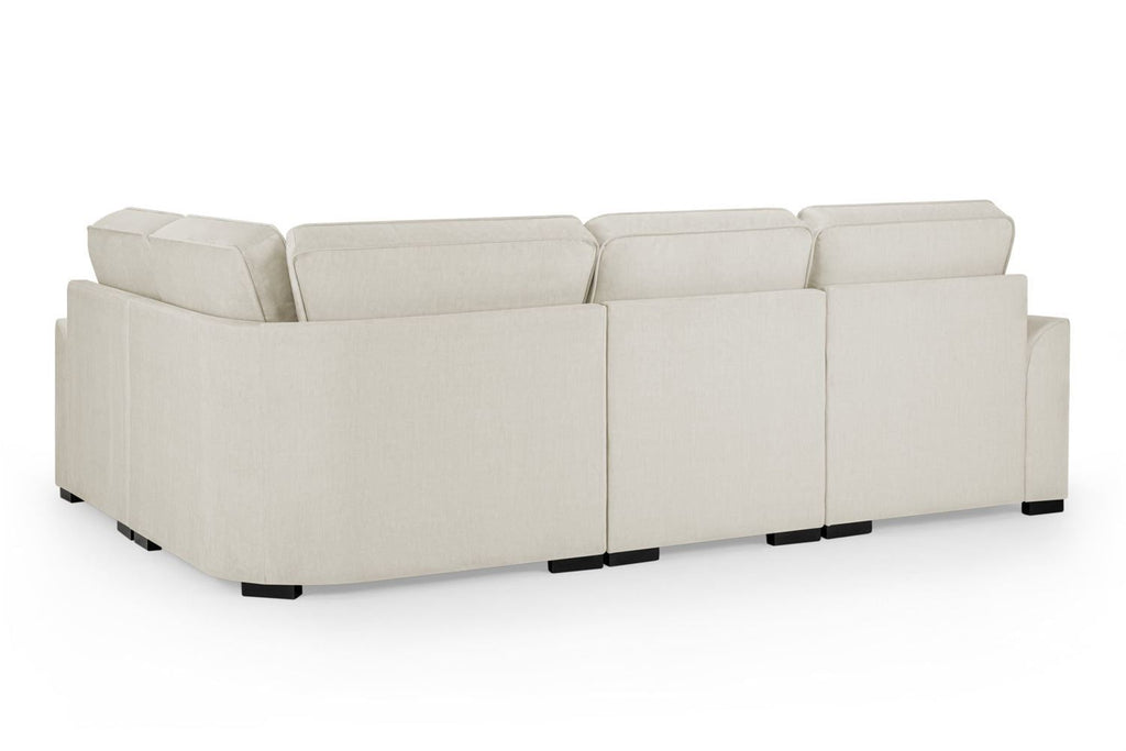 Beige Fabric Universal Standard BackCorner Sofa