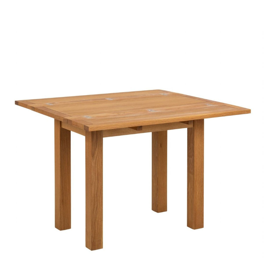 Kenley Extending Dining Table in Oak 4590cm Includes 4 Riano Dining Chairs in Black