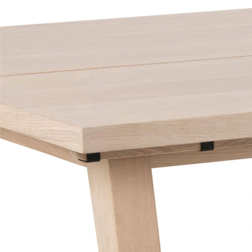 ALine Extendable Dining Table in White Oak 200 286 x 74.6 x 95cm