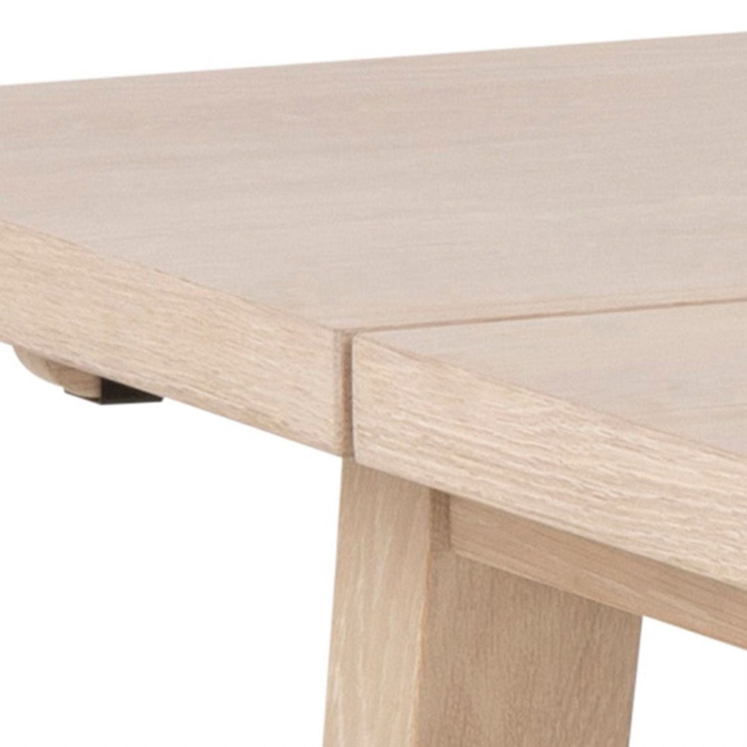 ALine Extendable Dining Table in White Oak 200 286 x 74.6 x 95cm