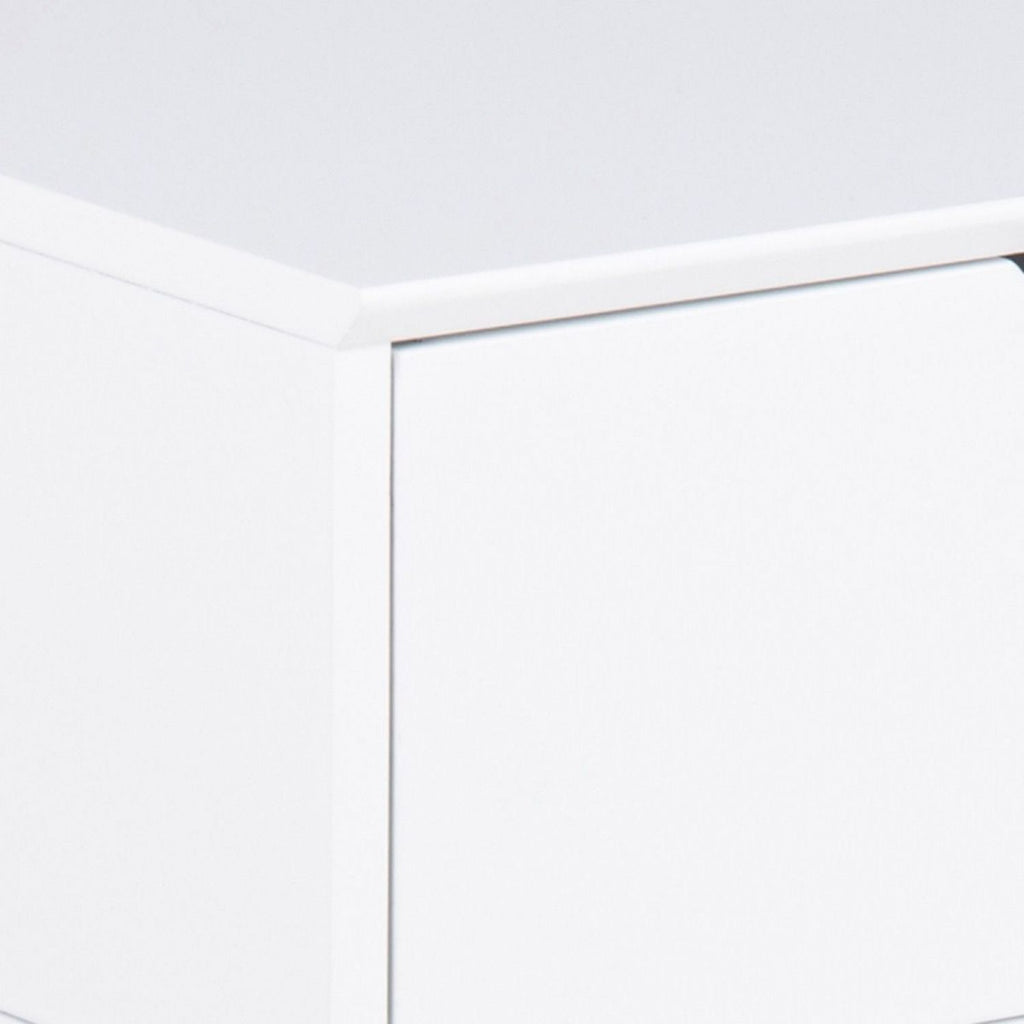 Mitra 1 Drawer Bedside Table in White