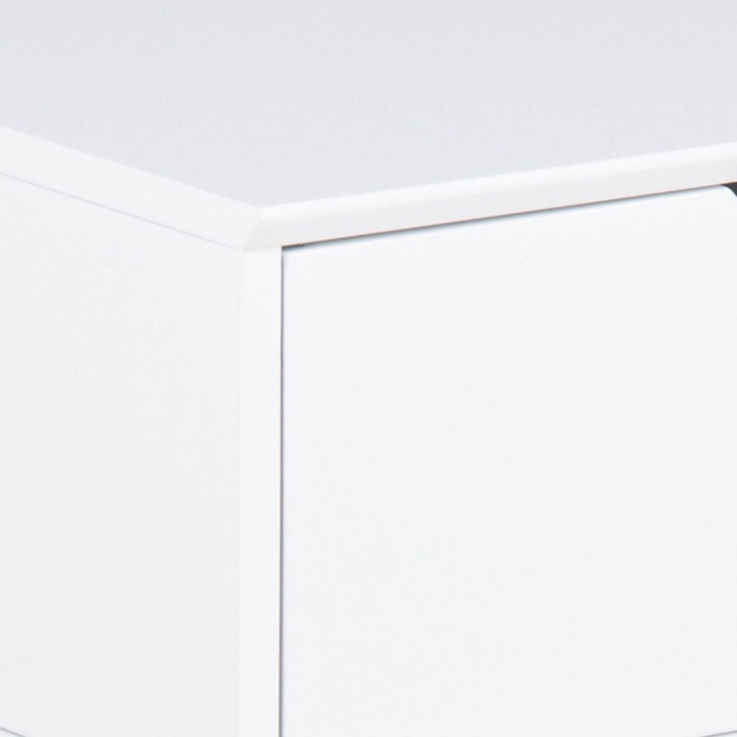 Mitra 1 Drawer Bedside Table in White